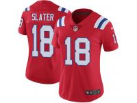 Women's Limited Matthew Slater #18 Nike Red Alternate Jersey - NFL New England Patriots Vapor Untouchable