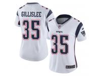 Women's Limited Mike Gillislee #35 Nike White Road Jersey - NFL New England Patriots Vapor Untouchable