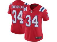 Women's Limited Rex Burkhead #34 Nike Red Alternate Jersey - NFL New England Patriots Vapor Untouchable