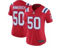 Women's Limited Rob Ninkovich #50 Nike Red Alternate Jersey - NFL New England Patriots Vapor Untouchable