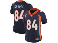 Women's Limited Shannon Sharpe #84 Nike Navy Blue Alternate Jersey - NFL Denver Broncos Vapor