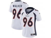 Women's Limited Vance Walker #96 Nike White Road Jersey - NFL Denver Broncos Vapor Untouchable