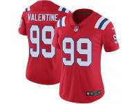 Women's Limited Vincent Valentine #99 Nike Red Alternate Jersey - NFL New England Patriots Vapor Untouchable