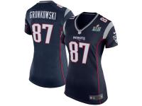 Women's New England Patriots Rob Gronkowski Nike Navy Super Bowl LII Bound Game Jersey