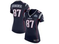 Women's New England Patriots Rob Gronkowski Nike Navy Super Bowl LIII Bound Game Jersey