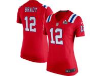 Women's New England Patriots Tom Brady Nike Red Super Bowl LII Bound Game Jersey