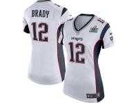 Women's New England Patriots Tom Brady Nike White Super Bowl LII Bound Game Jersey