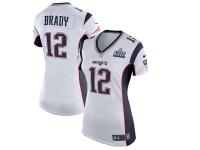 Women's New England Patriots Tom Brady Nike White Super Bowl LIII Bound Game Jersey