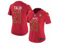 Women's Nike Denver Broncos #21 Aqib Talib Limited Red 2017 Pro Bowl NFL Jersey