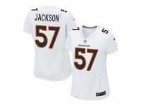 Women's Nike Denver Broncos #57 Tom Jackson Game White Event NFL Jersey