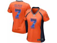 Women's Nike Denver Broncos #7 John Elway Limited Orange Strobe NFL Jersey