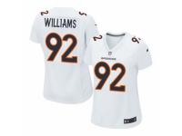 Women's Nike Denver Broncos #92 Sylvester Williams Game White Event NFL Jersey