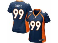 Women's Nike Denver Broncos #99 Adam Gotsis Navy Blue Alternate NFL Jersey