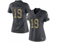 Women's Nike New England Patriots #19 Malcolm Mitchell Limited Black 2016 Salute to Service NFL Jersey