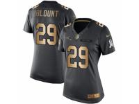 Women's Nike New England Patriots #29 LeGarrette Blount Limited Black Gold Salute to Service NFL Jersey