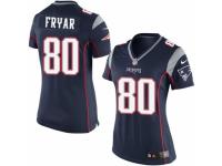 Women's Nike New England Patriots #80 Irving Fryar Game Navy Blue Team Color NFL Jersey