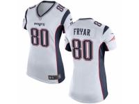 Women's Nike New England Patriots #80 Irving Fryar Game White NFL Jersey