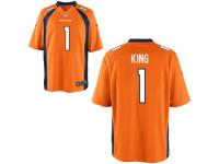 Youth Denver Broncos #1 Marquette King Nike Orange Game Jersey