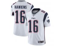 Youth Limited Andrew Hawkins #16 Nike White Road Jersey - NFL New England Patriots Vapor Untouchable