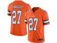 Youth Limited Brendan Langley #27 Nike Orange Jersey - NFL Denver Broncos Rush