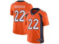 Youth Limited C.J. Anderson #22 Nike Orange Home Jersey - NFL Denver Broncos Vapor Untouchable