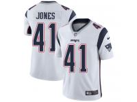 Youth Limited Cyrus Jones #41 Nike White Road Jersey - NFL New England Patriots Vapor Untouchable