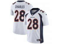 Youth Limited Jamaal Charles #28 Nike White Road Jersey - NFL Denver Broncos Vapor Untouchable