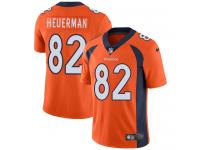 Youth Limited Jeff Heuerman #82 Nike Orange Home Jersey - NFL Denver Broncos Vapor Untouchable