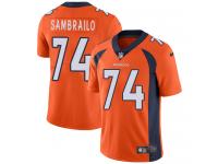 Youth Limited Ty Sambrailo #74 Nike Orange Home Jersey - NFL Denver Broncos Vapor Untouchable