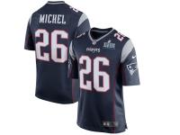 Youth New England Patriots Sony Michel Nike Navy Super Bowl LIII Bound Game Jersey