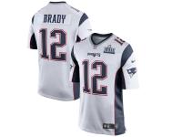 Youth New England Patriots Tom Brady Nike White Super Bowl LIII Bound Game Jersey