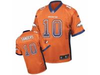 Youth Nike Denver Broncos #10 Emmanuel Sanders Orange Team Color Stitched NFL Elite Drift Fashion Jersey