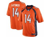 Youth Nike Denver Broncos #14 Cody Latimer Orange Team Color NFL Jersey