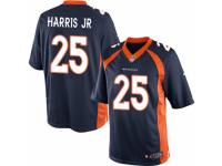 Youth Nike Denver Broncos #25 Chris Harris Jr Navy Blue Alternate NFL Jersey