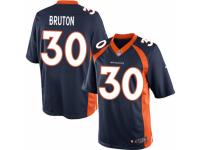 Youth Nike Denver Broncos #30 David Bruton Navy Blue Alternate NFL Jersey