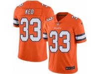 Youth Nike Denver Broncos #33 Shiloh Keo Limited Orange Rush NFL Jersey