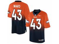 Youth Nike Denver Broncos #43 T.J. Ward Limited Orange Navy Fadeaway NFL Jersey