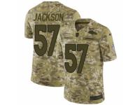 Youth Nike Denver Broncos #57 Tom Jackson Limited Camo 2018 Salute to Service NFL Jersey