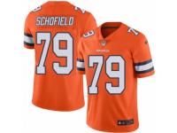 Youth Nike Denver Broncos #79 Michael Schofield Limited Orange Rush NFL Jersey