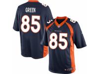 Youth Nike Denver Broncos #85 Virgil Green Navy Blue Alternate NFL Jersey