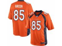 Youth Nike Denver Broncos #85 Virgil Green Orange Team Color NFL Jersey