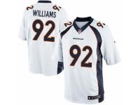 Youth Nike Denver Broncos #92 Sylvester Williams Limited White NFL Jersey