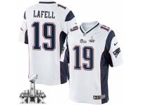 Youth Nike New England Patriots #19 Brandon LaFell White Super Bowl XLIX NFL Jersey