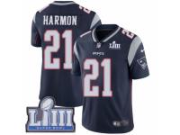 Youth Nike New England Patriots #21 Duron Harmon Navy Blue Team Color Vapor Untouchable Limited Player Super Bowl LIII Bound NFL Jersey