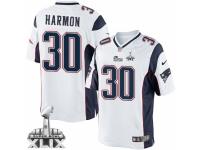 Youth Nike New England Patriots #30 Duron Harmon White Super Bowl XLIX NFL Jersey