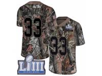 Youth Nike New England Patriots #33 Jeremy Hill Camo Untouchable Limited Super Bowl LIII Bound NFL Jersey