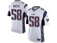 Youth Nike New England Patriots #58 Jon Bostic White NFL Jersey