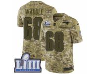 Youth Nike New England Patriots #68 LaAdrian Waddle Limited Camo 2018 Salute to Service Super Bowl LIII Bound NFL Jersey