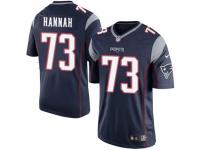 Youth Nike New England Patriots #73 John Hannah Navy Blue Team Color NFL Jersey