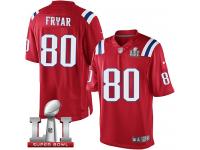 Youth Nike New England Patriots #80 Irving Fryar Elite Red Alternate Super Bowl LI 51 NFL Jersey